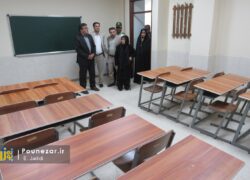 تصاویر| تجلیل از خیّرین مدرسه‌ساز در افتتاحیه مدرسه روستای سیبک
