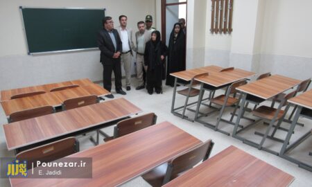 تصاویر| تجلیل از خیّرین مدرسه‌ساز در افتتاحیه مدرسه روستای سیبک